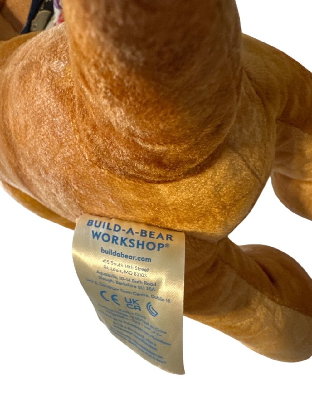 Build-A-Bear Triceratops Dinosaur Plush Toy In Brown With Scaled Detailing & Sof - Picture 5 of 7